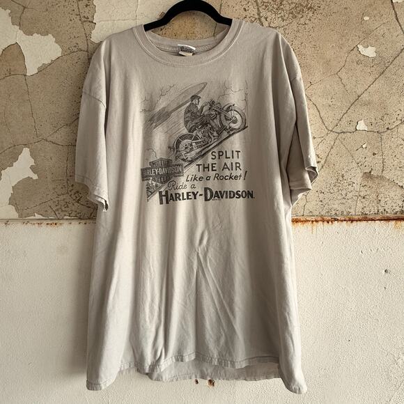 Harley Davidson Other - Vintage Harley Davidson Motorcycle Graphic T-Shirt Skull Scottsdale 2XL